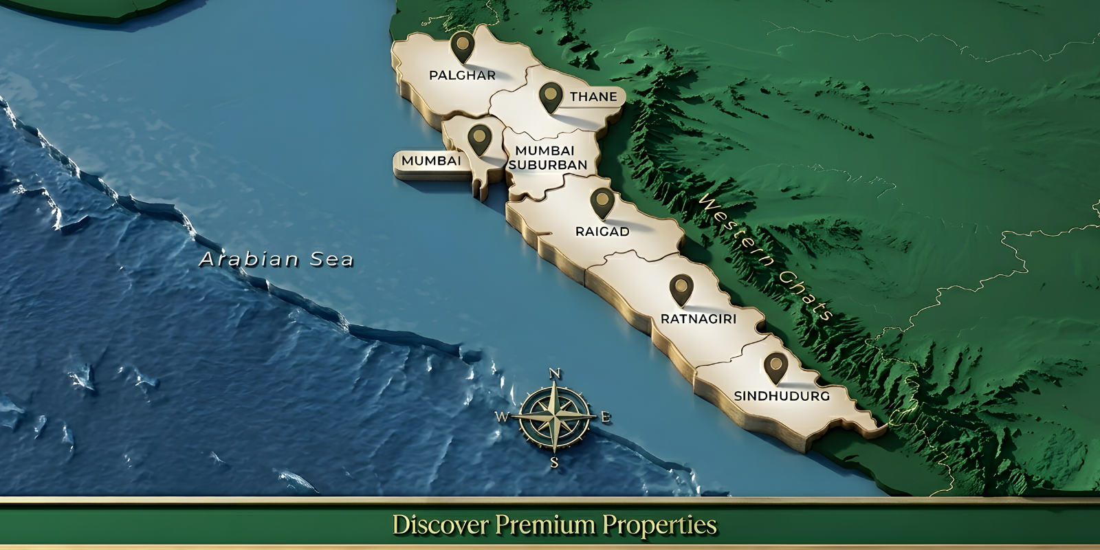 Map View Of Yashraj Properties In Kokan Region